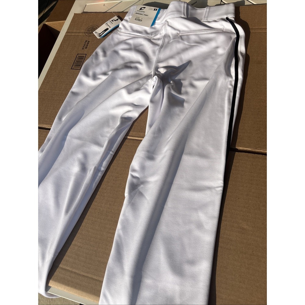 Champro Men's Baseball Pants White Adult Size Small